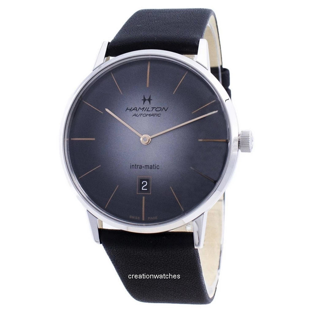 Hamilton H38755781 Watch - American Classic Intra-Matic Auto (Image 4)
