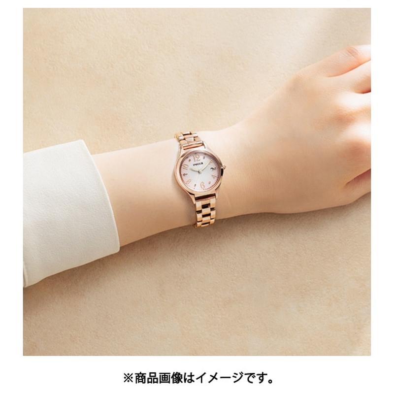 CITIZEN KS1-261-91 Watch - Women's Wicca Solar Tech Radio Clock HAPPY DIARY Pink Gold (Image 5)