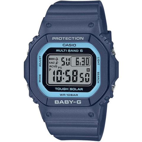Casio Ladies BABY-G Square Design Radio Solar Model BGD-5650-2JF
