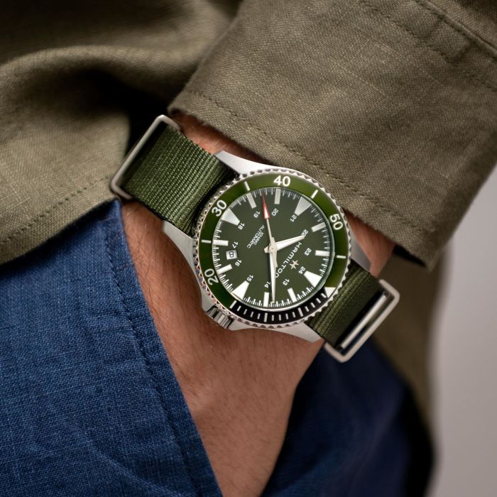 Hamilton H82375961 Watch - Khaki Navy Scuba Auto (Image 6)