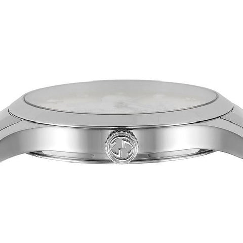 GUCCI G-Timeless Silver Watch with 2-Year Warranty YA1264126 [Parallel Import]
