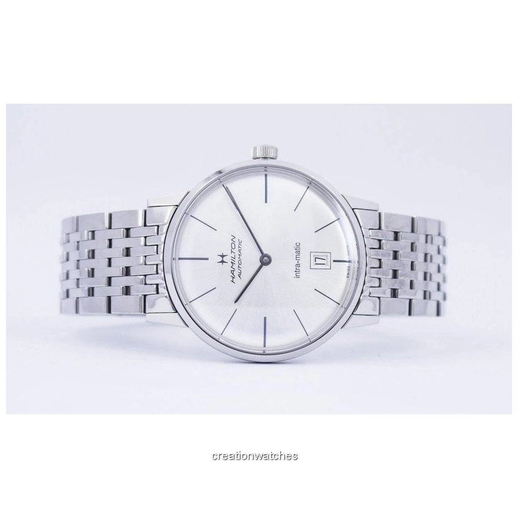 Hamilton H38455151 Watch - American Classic Intra-Matic Auto (Image 6)