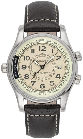 Hamilton H77525553 Watch - Khaki Navy Khaki UTC Auto (Image 5)