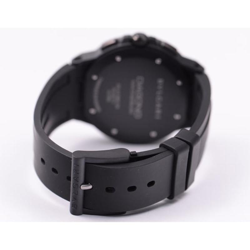 BVLGARI DG42BSMCVDCH Watch - Men's Diagono Magnesium Black Parallel Import with 2-Year Warranty (Image 4)