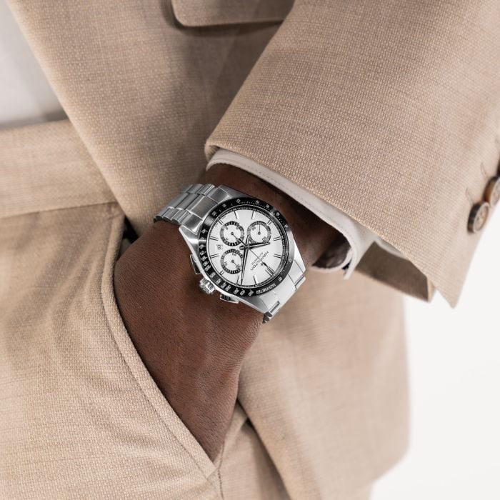 Hamilton H36606110 Watch - Jazzmaster Performer Autochrono 42mm (Image 8)