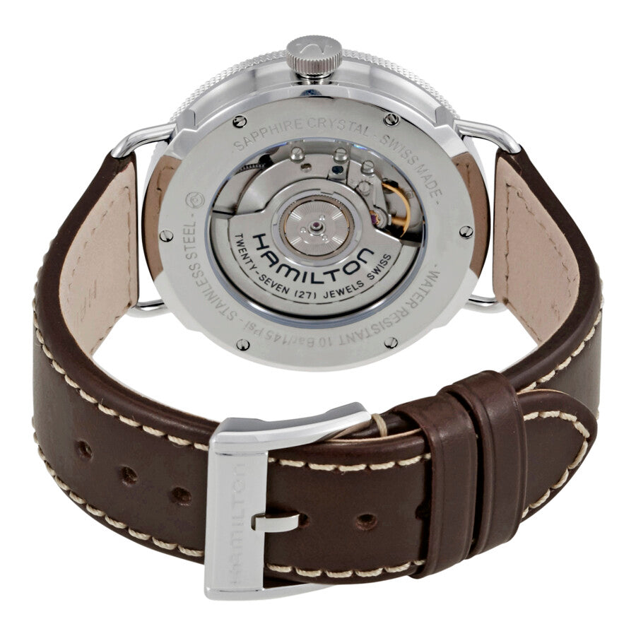 Hamilton H78455543 Watch - Khaki Navy Pioneer Small Second Auto (Image 4)