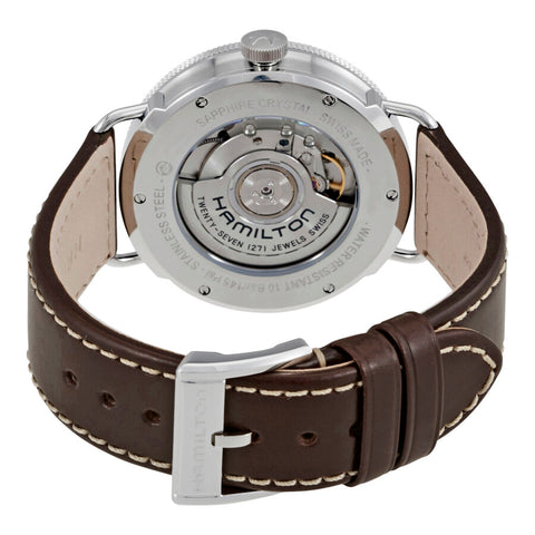 Hamilton H78455543 Watch - Khaki Navy Pioneer Small Second Auto (Image 4)