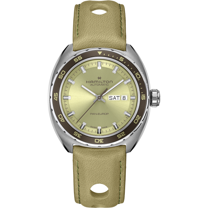 Hamilton H35445860 Watch - American Classic Pan Europ Day Date Auto