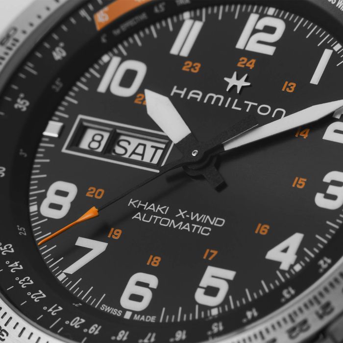 Hamilton H77755133 Watch - Khaki Aviation X-Wind Day Date Auto (Image 2)