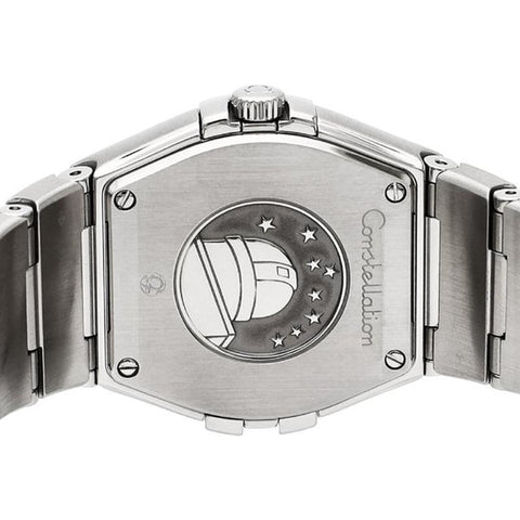 OMEGA Constellation Brushed Dial 12P Diamond Ladies Watch 123.10.27.60.53.001