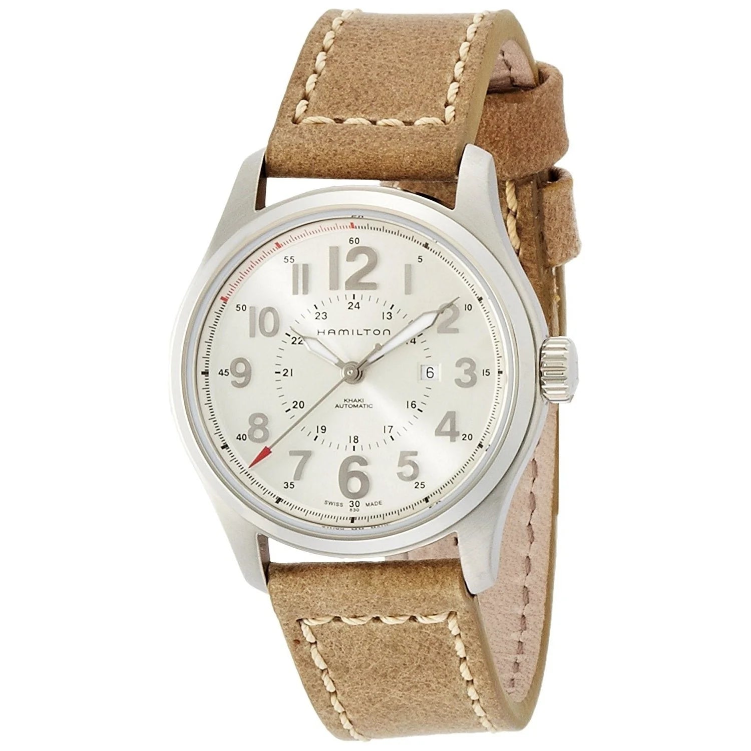 Hamilton H70365983 Khaki Field Khaki Officer Auto – IPPO JAPAN WATCH