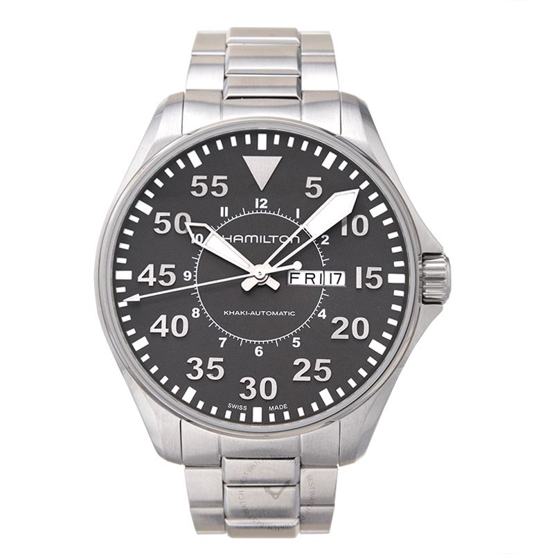 Hamilton H64715135 Watch - Khaki Aviation Pilot Day Date Auto (Image 2)