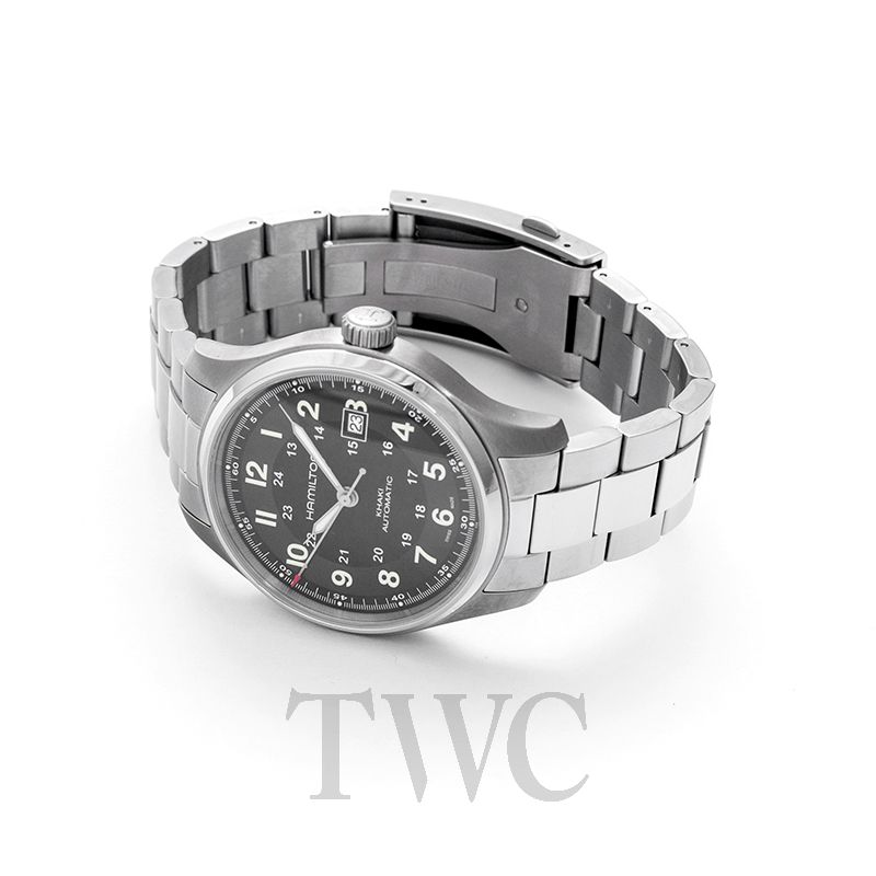 Hamilton H70525133 Watch - Khaki Field Khaki Titanium Auto (Image 6)
