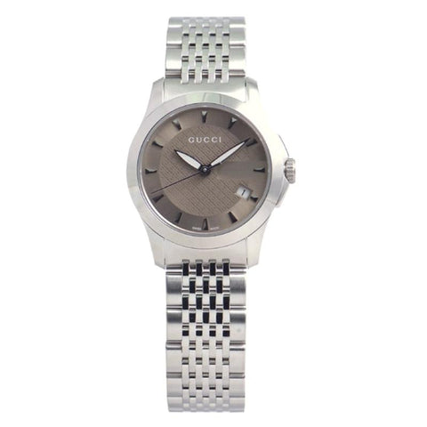 GUCCI G-Timeless 2-Year Warranty Brown YA126503 [Parallel Import]