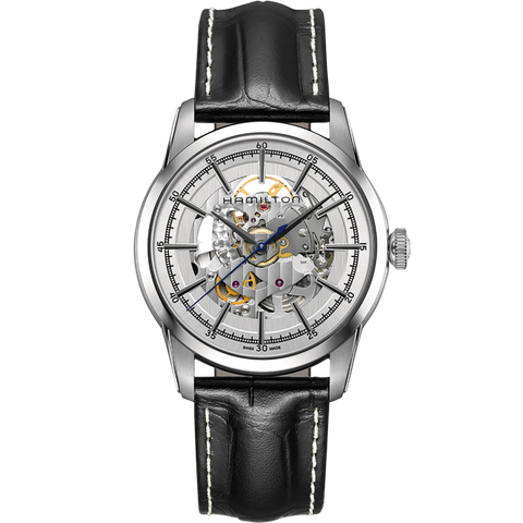 Hamilton H40655751 Watch - American Classic RailRoad Skeleton Auto