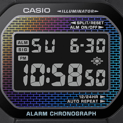 CASIO DW-5600RW-1JF Watch - Men's G-SHOCK Brick Pattern Design (Image 3)