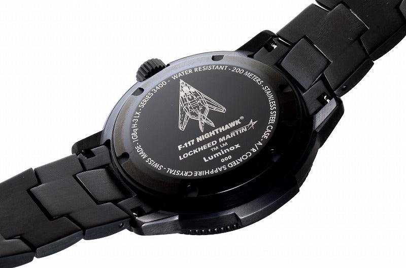 Luminox 3402.HERITAGE Watch - F-117 NIGHTHAWK SERIES Ref. JAPAN LIMITED (Image 5)