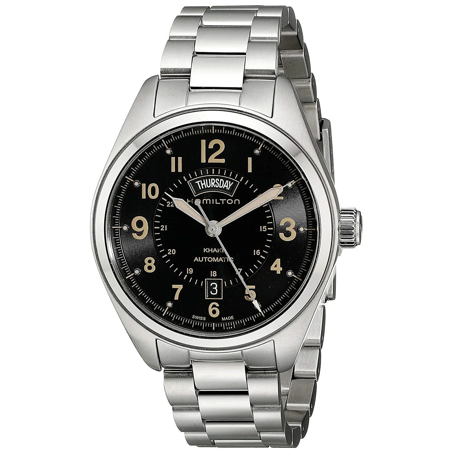 Hamilton H70505933 Watch - Khaki Field Day Date Auto
