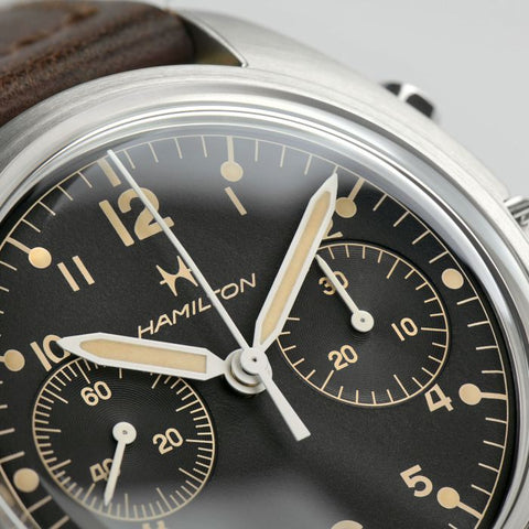 Hamilton H76409530 Watch - Khaki Aviation Pilot Pioneer Mechanical Chrono (Image 4)