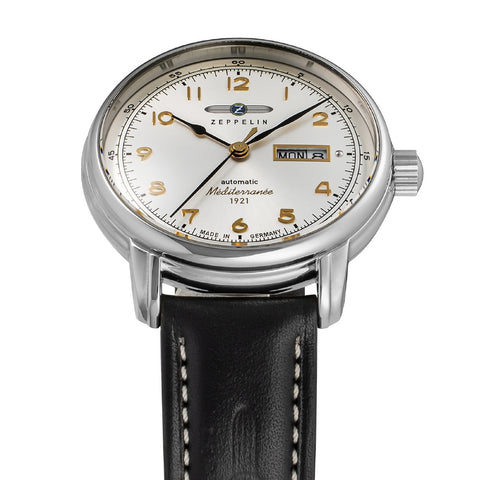 96641 Mediterranee Silver 2-Year Warranty Elegant Design Water Resistant Stylish Timepiece