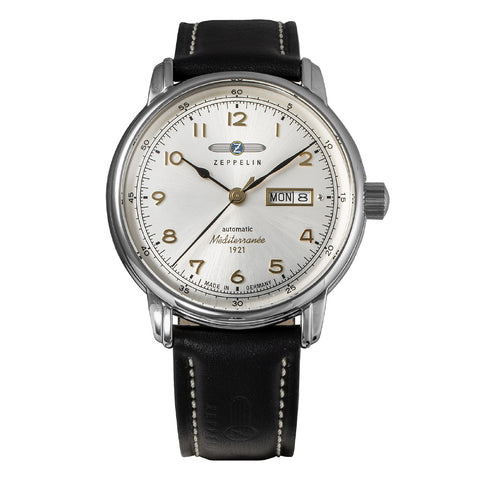 96641 Mediterranee Silver 2-Year Warranty Elegant Design Water Resistant Stylish Timepiece