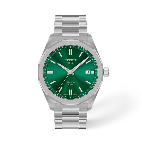 TISSOT PRC 100 T1514221109100 Solar 39mm Watch