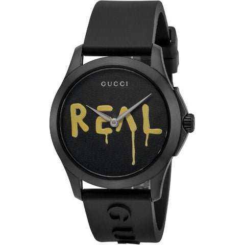 GUCCI G-Timeless 2-Year Warranty YA1264017 Black [Parallel Import]
