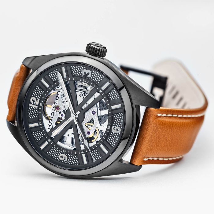 Hamilton H72585535 Watch - Khaki Field Skeleton Auto (Image 6)