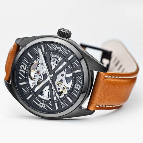 Hamilton H72585535 Watch - Khaki Field Skeleton Auto (Image 6)