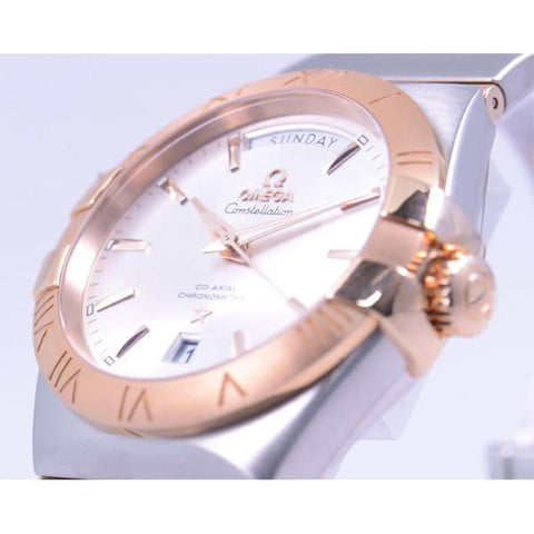OMEGA 123.20.38.22.02.001 Watch - Men's Omega Constellation OMEGA CO-AXIAL DAY-DATE Silver Automatic Watch Parallel Import (I