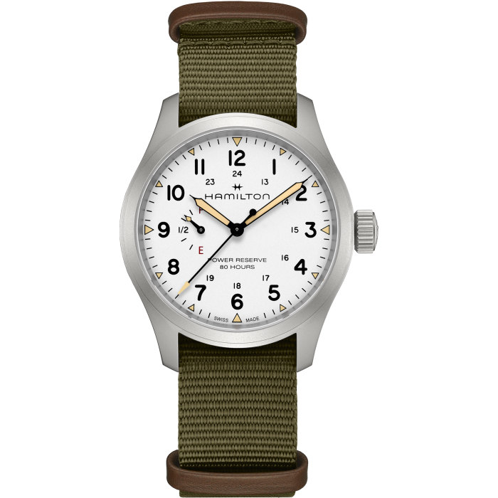 Hamilton H69509910 Watch - Khaki Field Mechanical Power Reserve