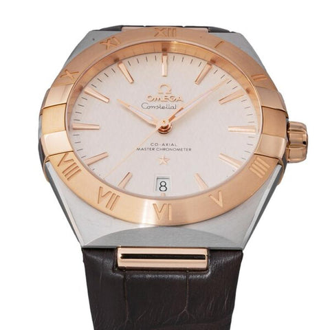 OMEGA Constellation 5-Year Warranty Sedna Gold (Strap: Brown) 131.23.39.20.02.001 [Parallel Import]