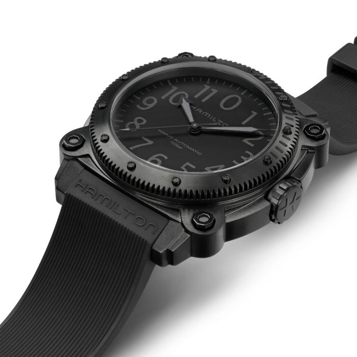 Hamilton H78505330 Watch - Khaki Navy BeLOWZERO Auto Titanium (Image 3)