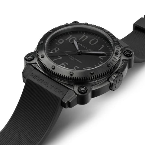 Hamilton H78505330 Watch - Khaki Navy BeLOWZERO Auto Titanium (Image 3)