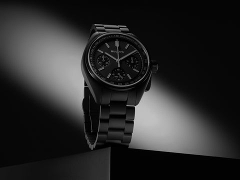 98A335 BULOVA Lunar Pilot Quartz Limited Edition 6000 Pieces Chronograph Stainless Steel Sapphire Crystal