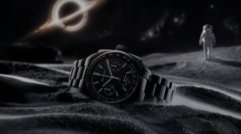 98A335 BULOVA Lunar Pilot Quartz Limited Edition 6000 Pieces Chronograph Stainless Steel Sapphire Crystal
