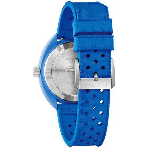 BULOVA 98B445 Archives Series Snorkel Stylish Dive Watch Water Resistant Stainless Steel Case Luminous Hands
