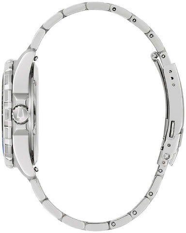 98B466 BULOVA Marine Star Automatic Watch - Water Resistant - Stainless Steel Case - Luminous Hands - Date Function