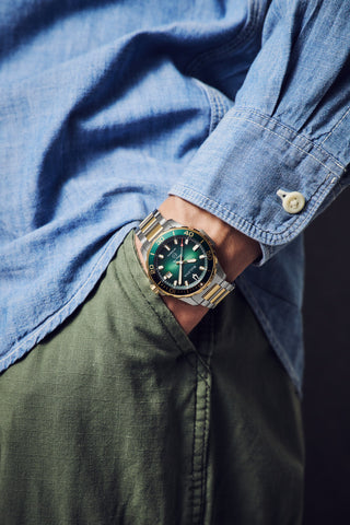 98B467 BULOVA Marine Star Automatic Watch Water Resistant Stainless Steel Chronograph Elegant Design