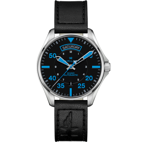 Hamilton H64625731 Watch - Khaki Aviation Khaki Pilot Day-Date - Air Zermatt Auto