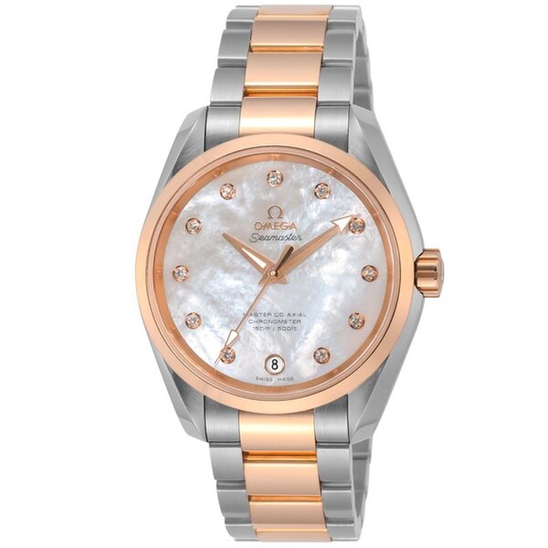 OMEGA 231.20.39.21.55.003 Watch - Seamaster Aqua Terra 5-Year Warranty White [Parallel Import]