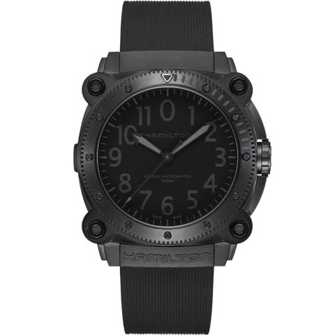 Hamilton H78505330 Watch - Khaki Navy BeLOWZERO Auto Titanium