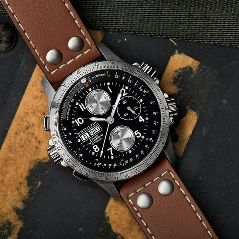 Hamilton H77616533 Watch - Khaki Aviation X-Wind Auto Chrono (Image 9)