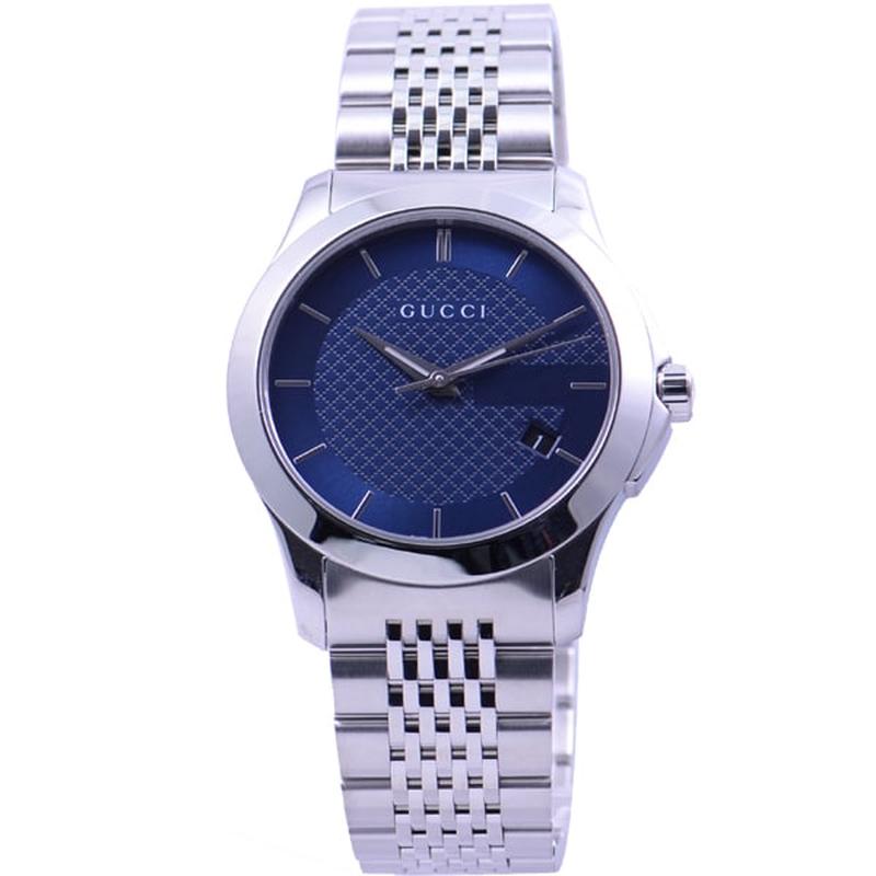GUCCI YA126481 Watch - Men's Stainless Steel Watch - Luxury Designer Timepiece