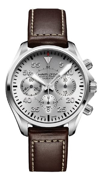 Hamilton H64666555 Watch - Khaki Aviation Khaki Pilot Auto Chrono (Image 7)