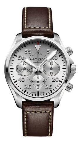 Hamilton H64666555 Watch - Khaki Aviation Khaki Pilot Auto Chrono (Image 7)
