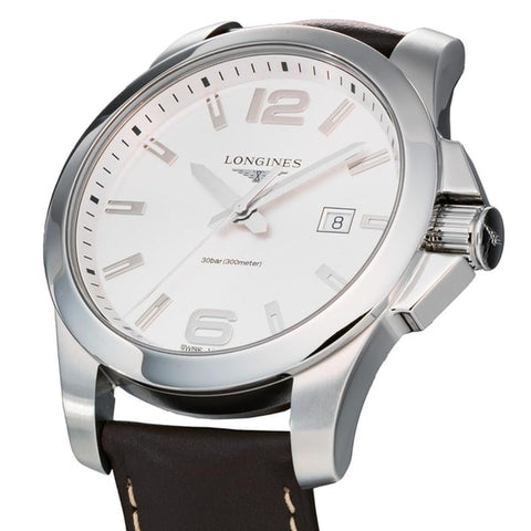 Longines Conquest 2-Year Warranty Silver L3.760.4.76.5 [Parallel Import]