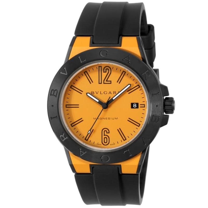 BVLGARI DG41C10SMCVD Watch - Diagono Magnesium Yellow Parallel Import 2-Year Warranty