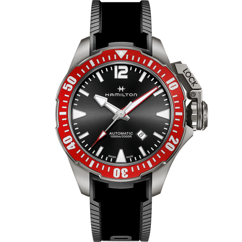 Hamilton H77805335 Watch - Khaki Navy OPENWATER AUTO TITANIUM AUTO