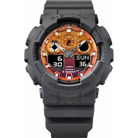 CASIO GA-100FL-8AJF Watch - Men's G-SHOCK Flame Inside Series (Image 2)